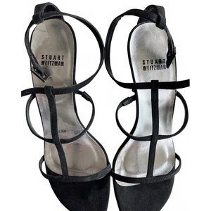 Stuart Weitzman Suede Heeled Sandal